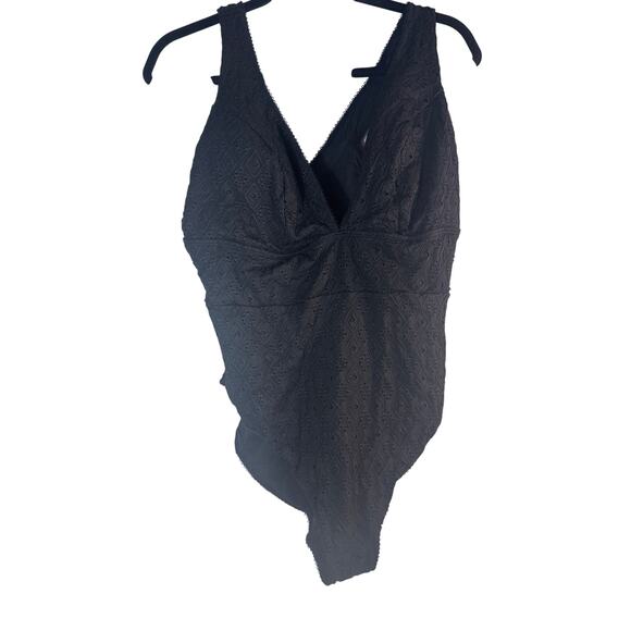Adore me Swimsuit one piece black 2X NWT - Picture 1 of 4